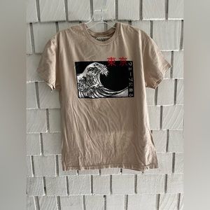 THE GREAT WAVE Men’s Graphic T-Shirt Size M